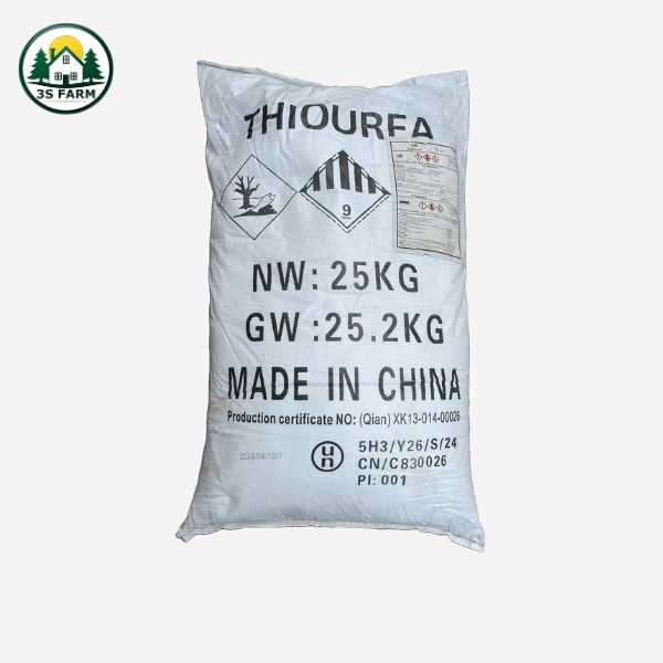 Phân Bón Kích Hoa Thiourea - Kích Ra Hoa Trái Vụ Đồng Loạt - Bao 25kg