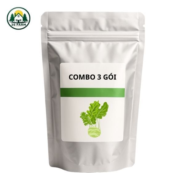[COMBO 3 GÓI] Hạt Giống Rau Củ Quả Dễ Trồng Nảy Mầm Tốt