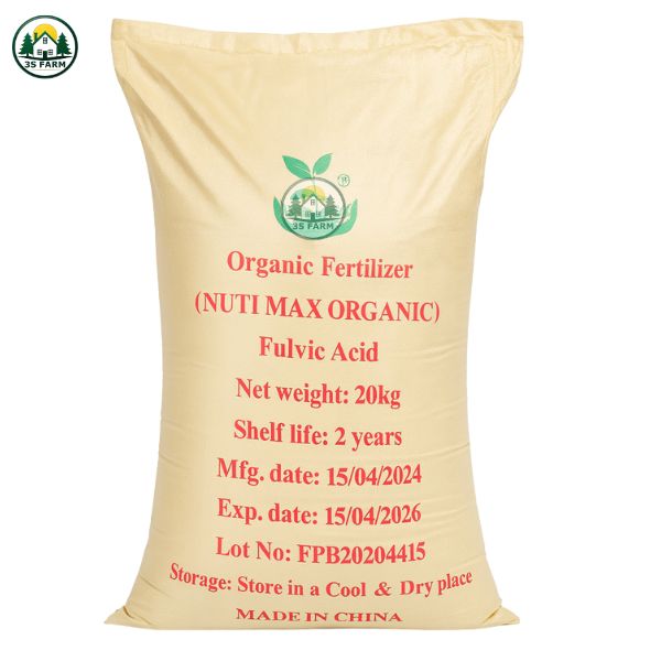 Fulvic Acid 50% bao 20kg – Phân Bón Kích Rễ Cho Cây Sầu Riêng, Cà Phê