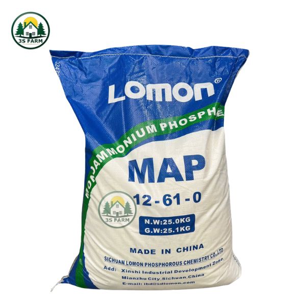 Phân Bón Kích Ra Hoa MAP 12-61 – Siêu Lân Thúc Đẩy Mầm Hoa Bao 25kg