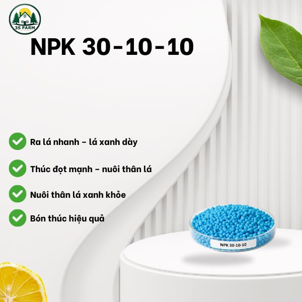 NPK 30-10-10 – Hiệu Quả Cao Cho Rau Màu, Cây Ăn Trái