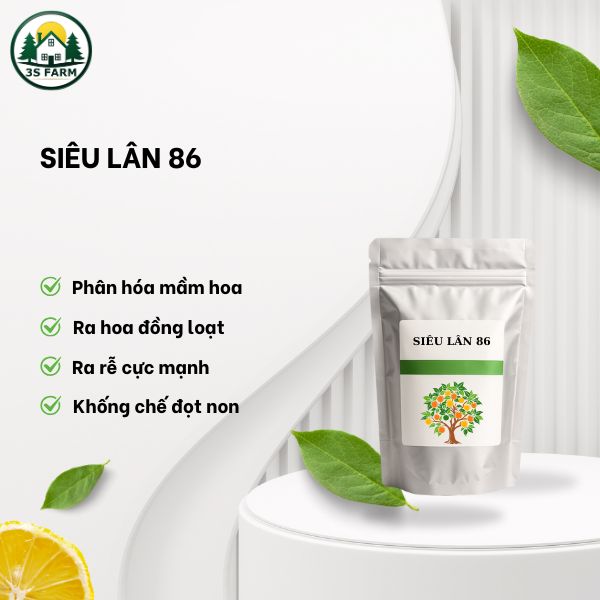 Siêu Lân 86 - H3PO3 – Tạo Mầm Hoa, Ra Hoa Đồng Loạt, Làm Già Lá