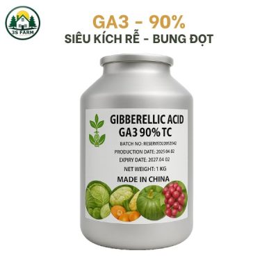 Phân Bón Lá GA3 (Gibberellic Acid) 90% – Thuốc Kích Thích Sinh Trưởng – 1KG