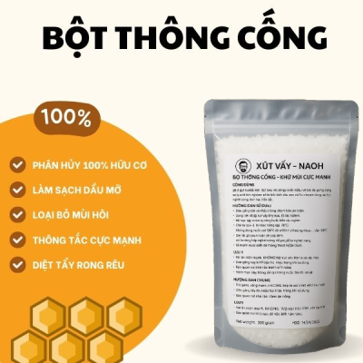 Xút NaOH – Bột Thông Cống Khử Mùi Cực Mạnh – Túi 1KG