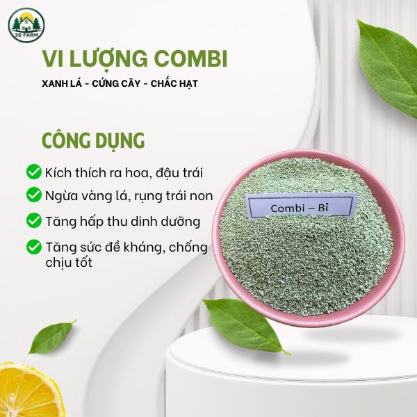 Phân Vi Lượng Combi Chelate (EDTA) - Bỉ - 1KG