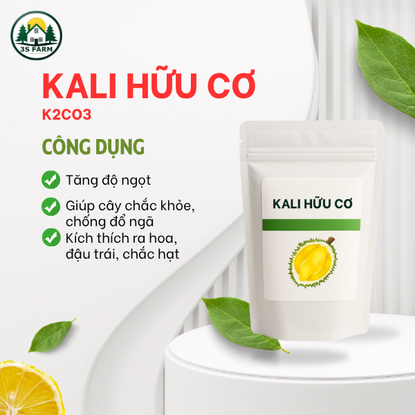 Phân Kali Cacbonat – K2CO3 – Kali Hữu Cơ