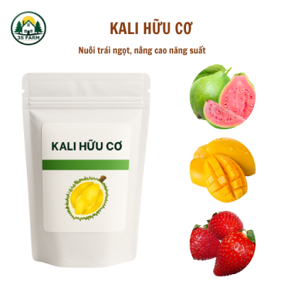 Phân Kali Cacbonat – K2CO3 – Kali Hữu Cơ – Giúp Ngọt Trái – Chắc Quả – Túi 1KG