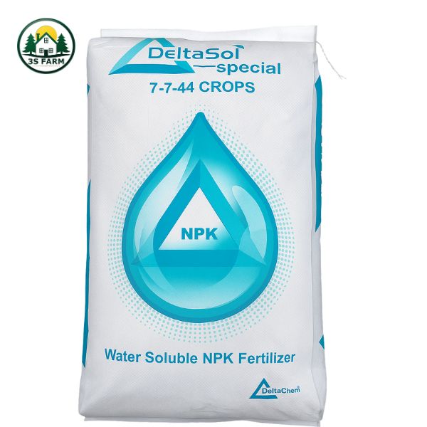 Phân Bón Lá NPK 7-7-44 - Nuôi Trái Lớn, Tăng Ngọt - Bao 25kg