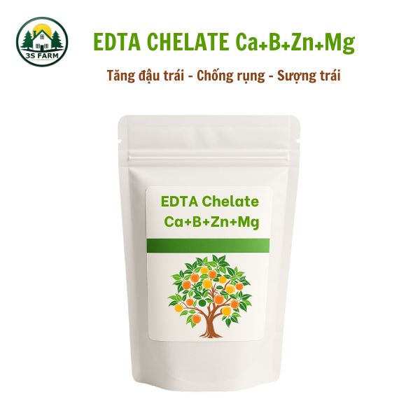 Combi Vi Lượng EDTA Chelate – Ca+B+Zn+Mg – Tăng đậu trái - Nuôi Trái To – Hạn Chế Sượng
