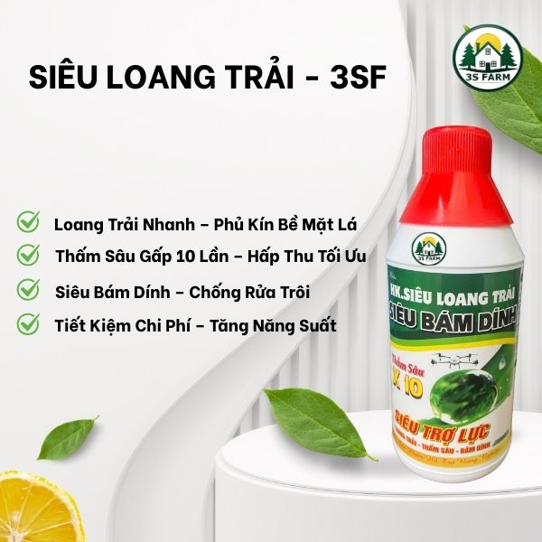 Thuốc Bám Dính Thấm Sâu - Loang Trải 3SF