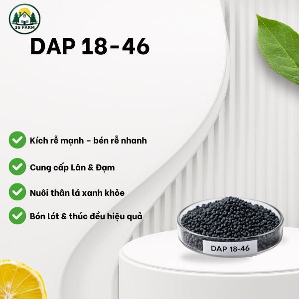 Phân Bón DAP 18-46-0 - Tăng Đọt – Tăng Rễ – Tăng Đậu Trái