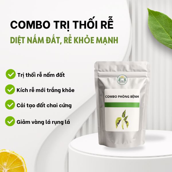 Combo Phòng Trị Thối Rễ – Nấm Đất Hiệu Quả