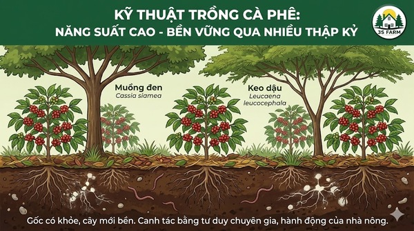 Kỹ Thuật Trồng Và Chăm Sóc Cây Cà Phê Năng Suất Cao, Bền Vững
