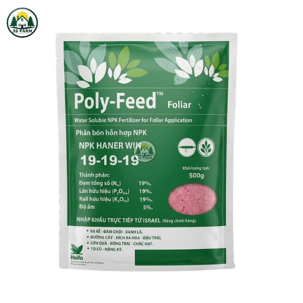 NPK 19-19-19 Haifa – Xanh Lá – Nuôi Trái – Ngọt Trái