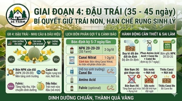 Giai Đoạn Đậu Trái (35 – 45 Ngày)
