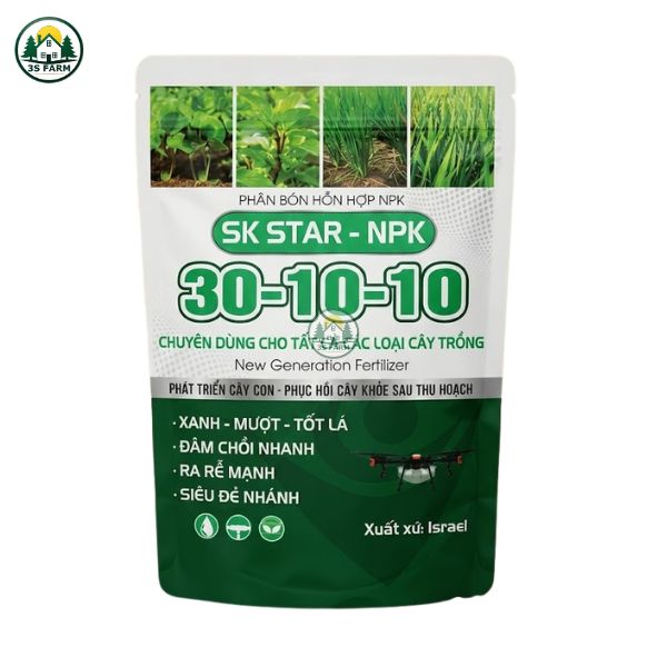 NPK 30-10-10 Haifa – Siêu Xanh Lá, Siêu Vọt Đọt