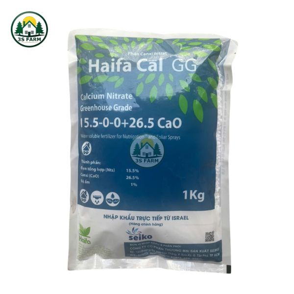 Canxi Nitrat Haifa – Chống Nứt Trái, Thối Đít Trái, Giúp Trái Cứng Đẹp