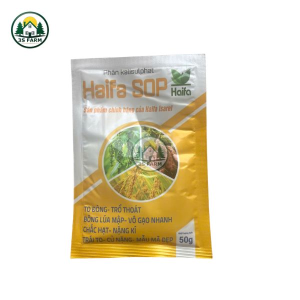 Kali Sunfat Haifa – Kali Trắng (K2SO4) – Tăng Ngọt Trái, Chắc Hạt, Nâng Cao Chất Lượng Nông Sản