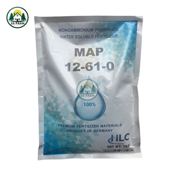 MAP 12-61-0 – Hàng Đức, Siêu Lân, Thúc Mầm Hoa, Tăng Đậu Trái – Túi 1KG