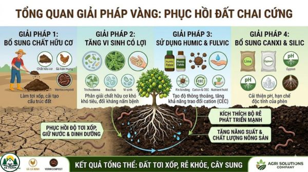 Giải Pháp Cải Tạo Đất Chai Cứng, Tăng Độ Màu Mỡ Cho Đất
