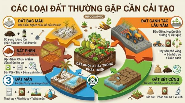 Các Loại Đất Thường Gặp Cần Cải Tạo