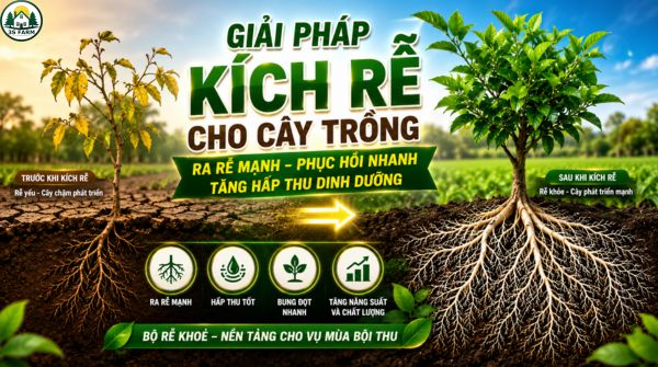 Giải Pháp Kích Rễ Cho Cây Trồng Ra Rễ Mạnh, Phục Hồi Nhanh