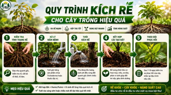 Quy Trình Kích Rễ Cho Cây Trồng Hiệu Quả