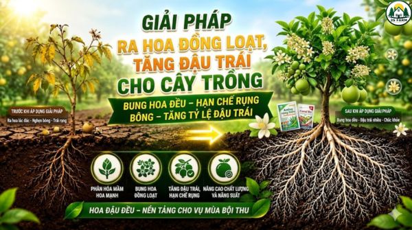 Giải Pháp Ra Hoa Đồng Loạt, Tăng Đậu Trái Cho Cây Trồng
